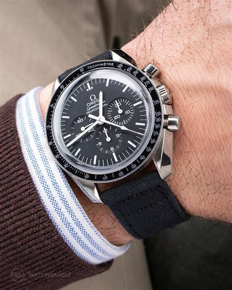 omega speedmaster straps|omega speedmaster strap options.